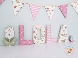 Fabric Letters Handmade Fabric Letters