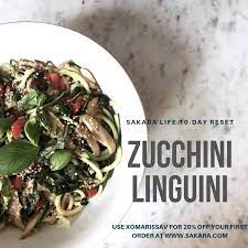 sakara zucchini linguini recipe