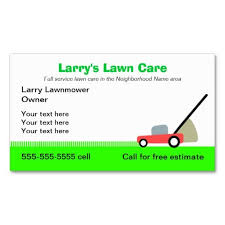 Lawn Care Services Business Card Zazzle Com Lawn Care
