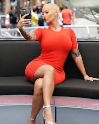 amber rose says she ates to get