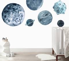 Urbanwalls Blue Planets Wall Decals