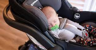 Sleeping Babies In Car Seats Taking
