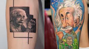 The meaning behind his 'jesus follower' twitter bio. These Albert Einstein Tattoos Are Perfect Tribute To The Genius On His 141st Birth Anniversary Trending News India Tv