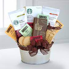 starbucks cocoa coffee gift basket