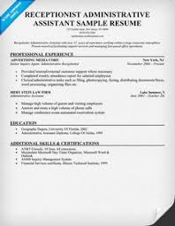 Skill Based Resume Sample   Administrative Assistant   Resumes     Resume Examples No Experience   Posts related to Sample Administrative  Assistant Resume No Experience