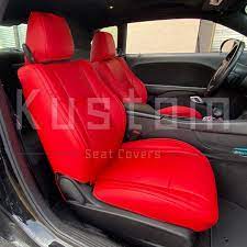 Red Artificial Leather Full Seat Covers