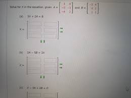 Solved Solve For X In The Equation