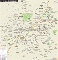 gurugram gurgaon city map
