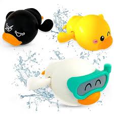 cute swimming duck bath toys