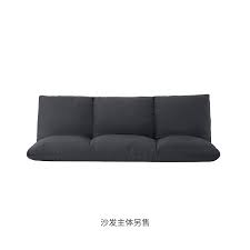cushion sofa 3seater dark grey