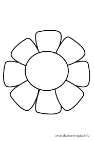 Flower Outlines For Coloring Outline Page Flowers Free Download