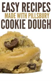 When life gives you a case of pillsbury safe to eat raw chocolate chip cookie dough, you make cookies. 25 Recipes You Can Make With Pillsbury Cookie Dough Family Food And Travel