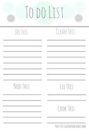 Pretty To Do List Template Major Magdalene Project Org