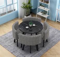 Two Layer Glass Top Dining Table Pu