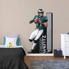 Carson Wentz Growth Chart Life Size Nfl Removable Wall Decal