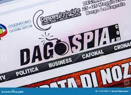 Ryazan, Russia - May 20, 2018: Homepage of Dagospia Website on the Display  of PC, Url - Dagospia.com. Editorial Photo - Image of company, sign:  117311871
