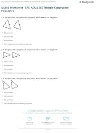 Two triangles are congruent these parts are equal because corresponding parts of congruent triangles are congruent. Triangle Congruence Sss And Sas Worksheet Worksheet List