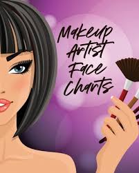 makeup artist face charts practice