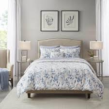 Madison Park Thelma 8 Piece Blue Queen
