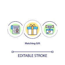 matching gift concept icon giving