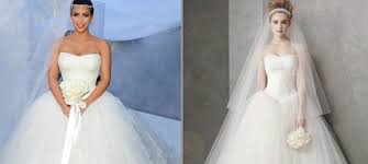 * new wedding dresses only appear in ua closet if ua not marrid or get divorced.they wont appear if ua already married ! Luxe For Less Kim Kardashian S Vera Wang Ceremony Dress Preowned Wedding Dresses