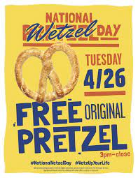 Pretzels Celebrates National Wetzel Day ...