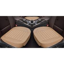 Car Seat Cover Pu Leather Front Rear