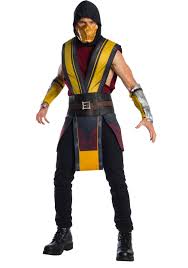 The all new custom character variations give you unprecedented control to customize the fighters and make them your own. Mortal Kombat 11 Scorpion Adult Costume