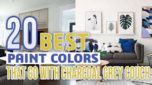 what colors go with charcoal grey couch