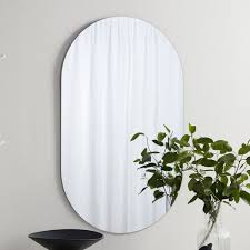 Webster Tate Oval Frameless Wall Mirror