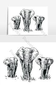 Kamu juga bisa banget mencoba membuat sketsa gajah dengan gambar yang unik dan lucu. Elemen Grafik Vektor Gajah Sketsa Garisan Tangan Digambar Tangan Elemen Grafik Ai Percuma Muat Turun Pikbest