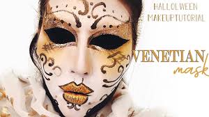 venetian mask easy halloween makeup