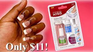 kiss dip powder kit diy french nails