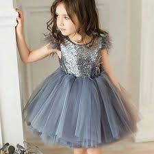 New Summer Baby Girl Princess Grey Sequin Dress Kid Girl Sleeveless Tutu  Wedding Party Ball Gown Toddler Dress Children Sundress|Dresses| -  AliExpress