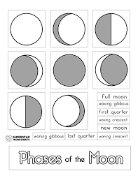 Free Moon Phases Worksheets And
