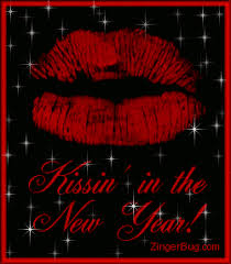 kissin in the new year lips glitter
