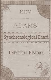 Key To Adams Synchronological Chart Of Universal History