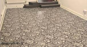 mrs h the stencilled paisley floor
