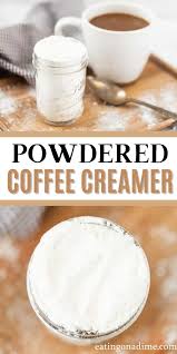 homemade powdered coffee creamer