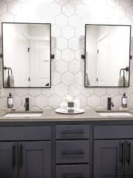 Double sink vanity units are a real luxury for larger families where the bathroom is frequently used, usually by more than one person at once. Double Sink Bathroom Vanity Makeover Taryn Whiteaker