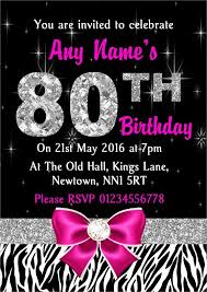 26 80th Birthday Invitation Templates Free Sample Example