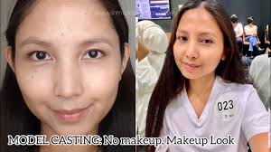 model casting no makeup makeup look