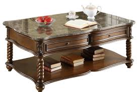 Coffee Table Set With Marble Top