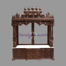 wooden temple for home pooja mandir