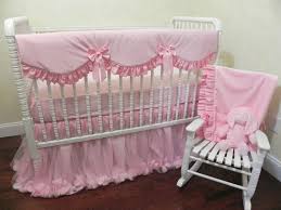 pink princess baby girl crib bedding