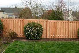 A shadow box fence is usually built to a height of about 8 feet tall. Wood Fence Installation Fence Design Shadow Box Fence