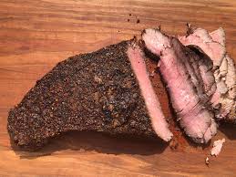 smoked london broil on a pellet grill