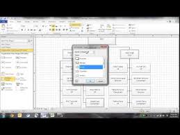 Create An Org Chart In Visio Using The Wizard Youtube