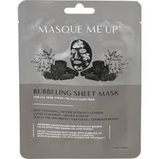 care bubbeling sheet mask by