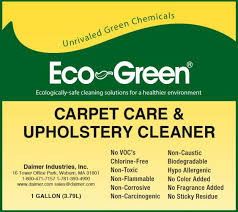 new eco green carpet cleaning chemicals